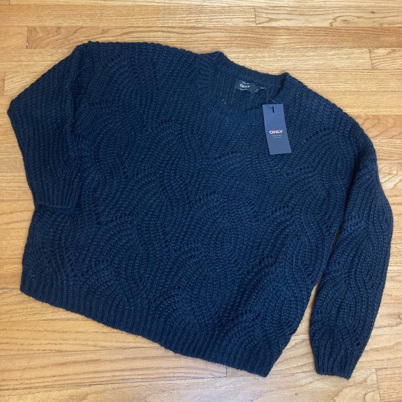 NWT ASOS Chunky Crew Neck Braided Knit Sweater XL - Picture 10 of 11